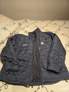 Carhartt Navy Quilted Puffer Jacket